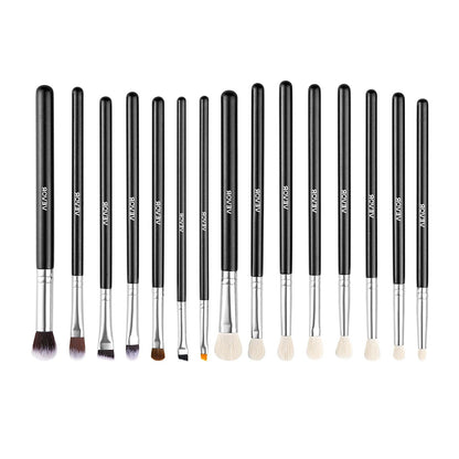 Professional 15-Piece Makeup Brush Set - Premium Synthetic Bristles for Foundation & Eyeshadow - Ships from USA