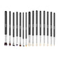 Professional 15-Piece Makeup Brush Set - Premium Synthetic Bristles for Foundation & Eyeshadow - Ships from USA